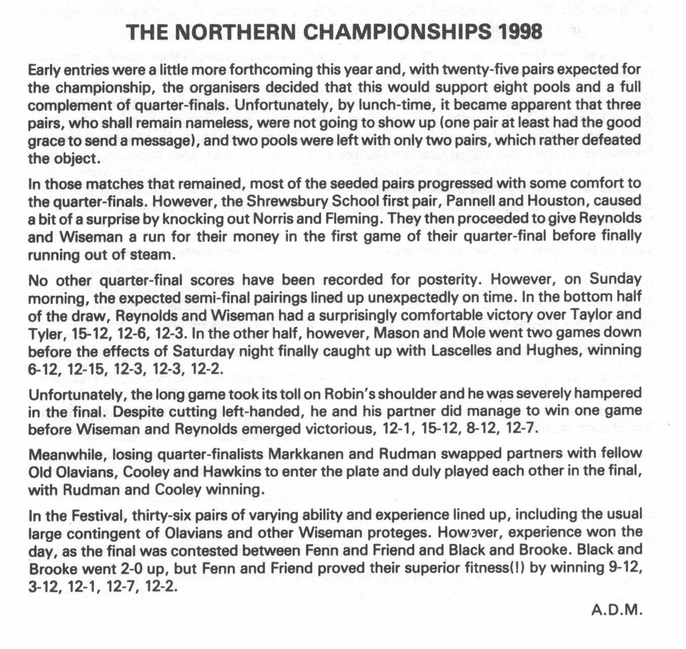 northern 1998