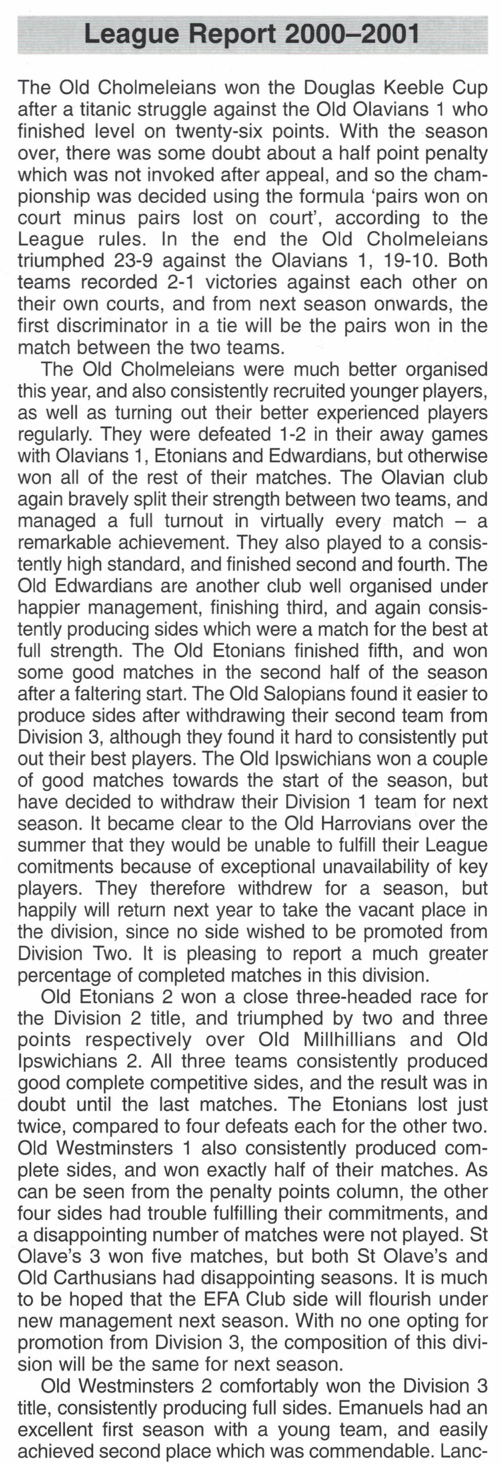 league 01 02 report 001