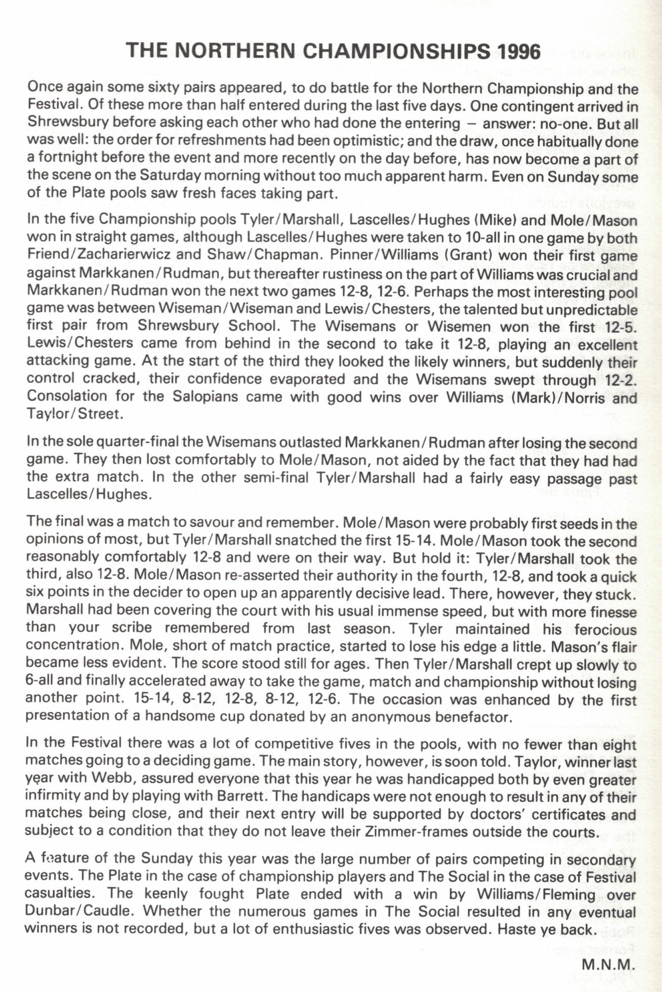 northern 1996