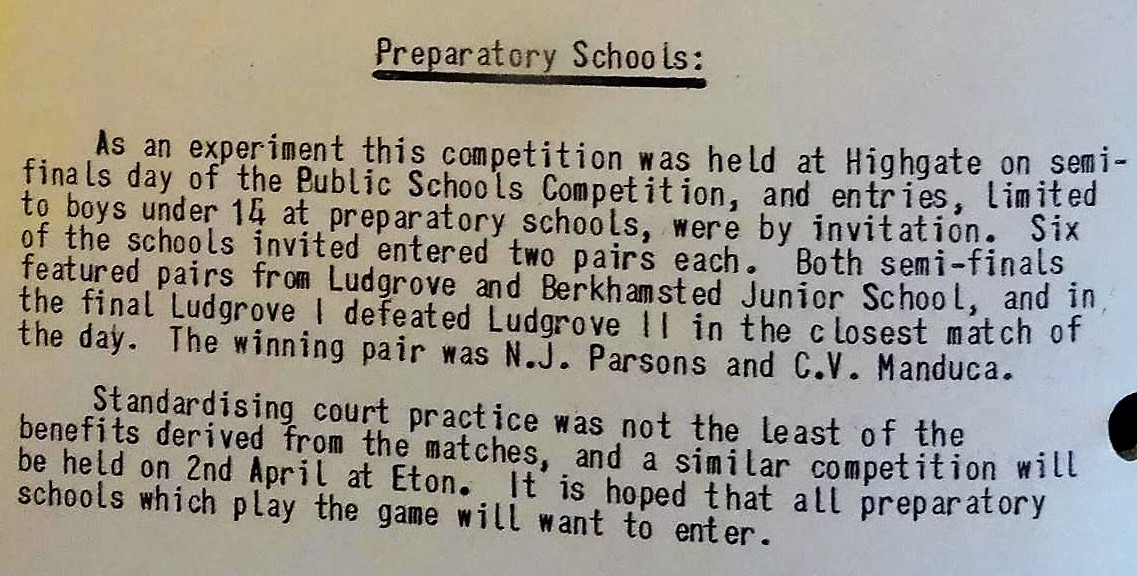 prep schools 1968